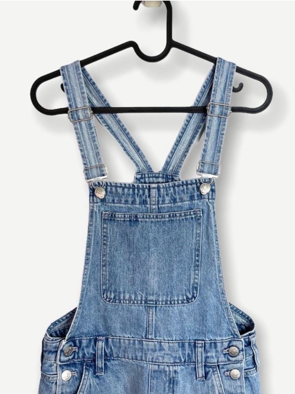Madewell Adirondack Short Overalls Phillips Wash Light Wash Shortall's - Picture 3 of 4